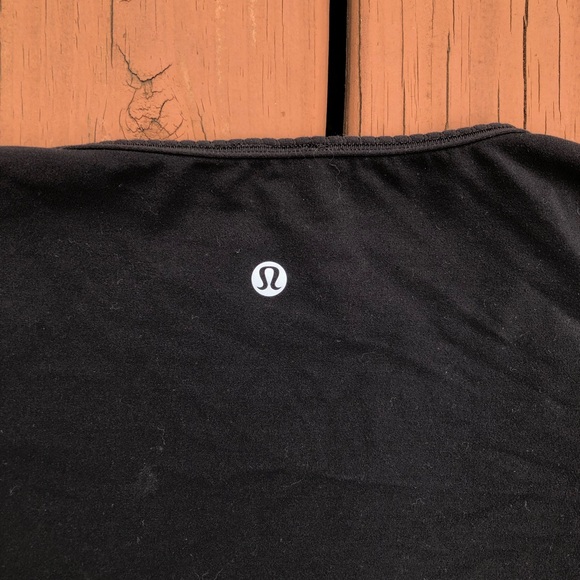 Lululemon Full Freedom Long Sleeve Top Black Yoga V-neck Style W3BABS Size 4 - Picture 7 of 11